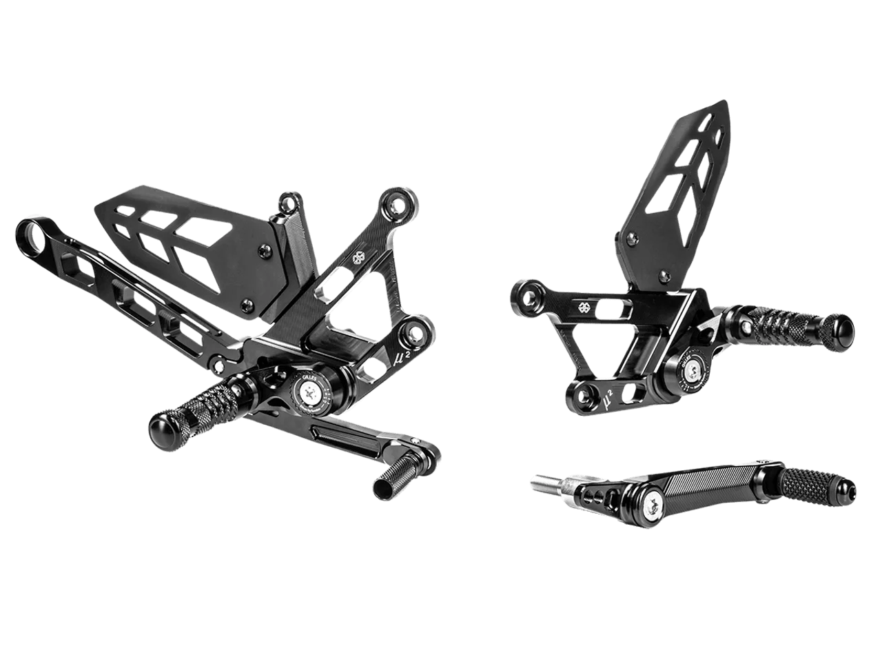 Commandes Reculées MUE2 Gilles Tooling noir - Yamaha MT-10 - Image 1