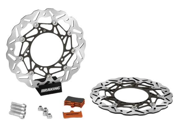 Kit de frein avant radial BRAKING (disques + plaquettes) - Yamaha T-MAX 560
