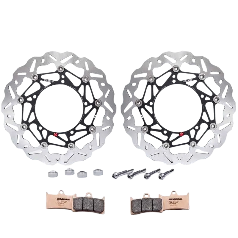 Kit de frein avant radial BRAKING (disques + plaquettes) - Yamaha T-MAX 530 - Miniature 2