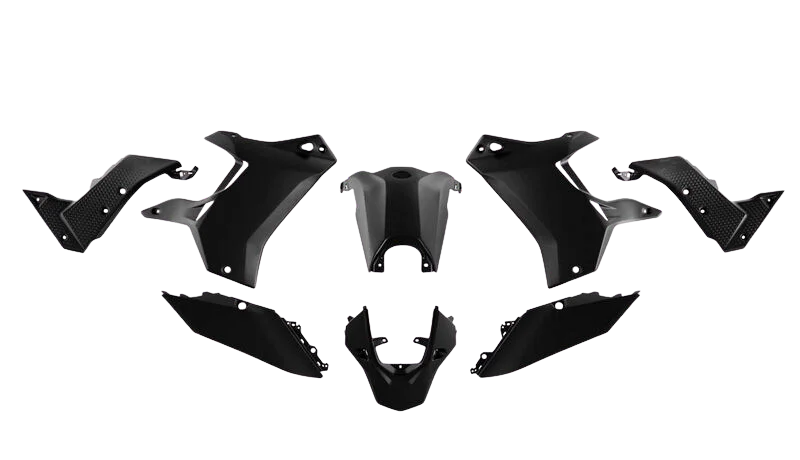 Kit plastique RACETECH T7 Revolution noir - Yamaha Ténéré 700 - Image 1