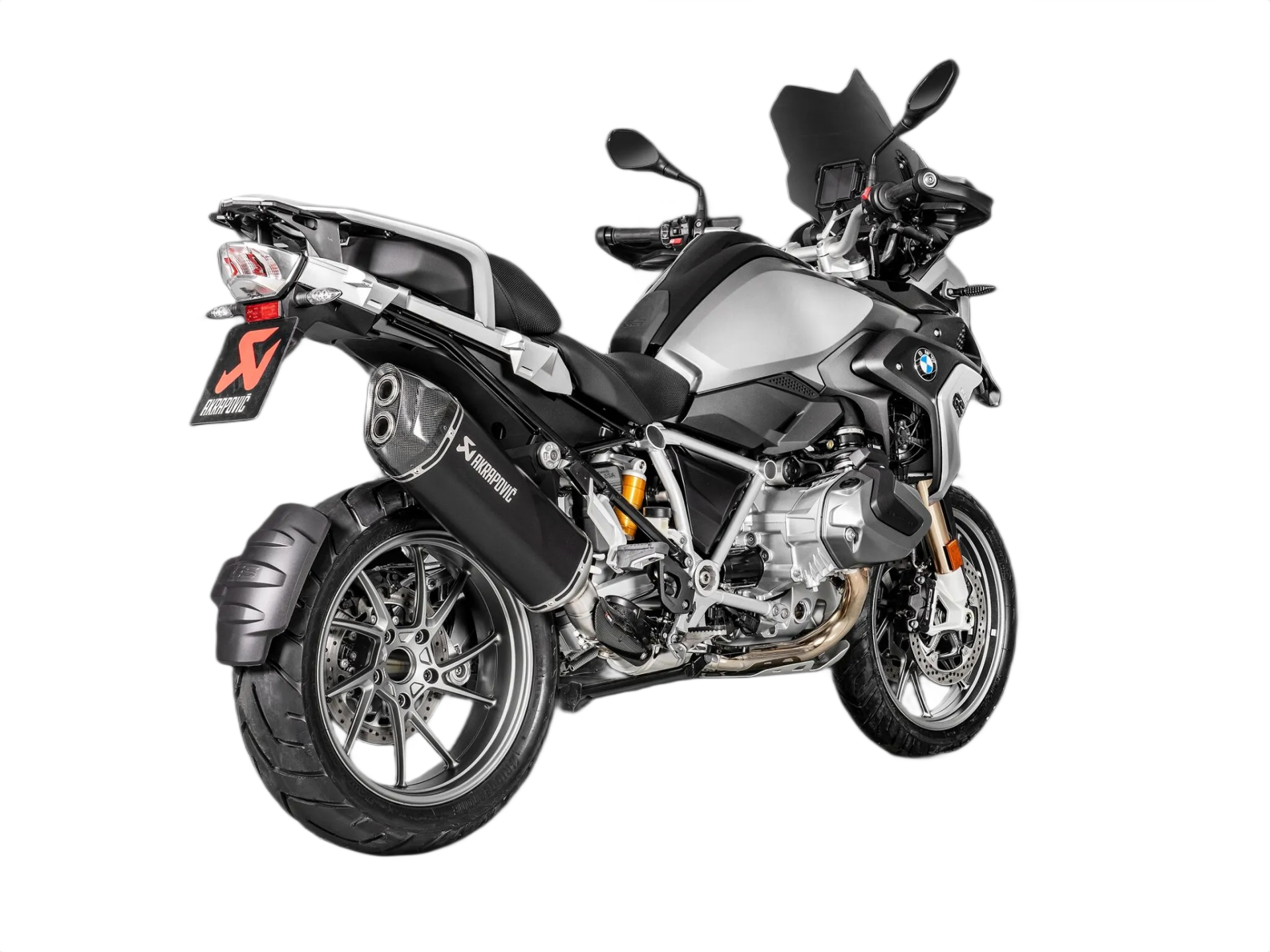 Silencieux Akrapovic Slip-on Titane Noir - BMW GS 1200 - Miniature 2