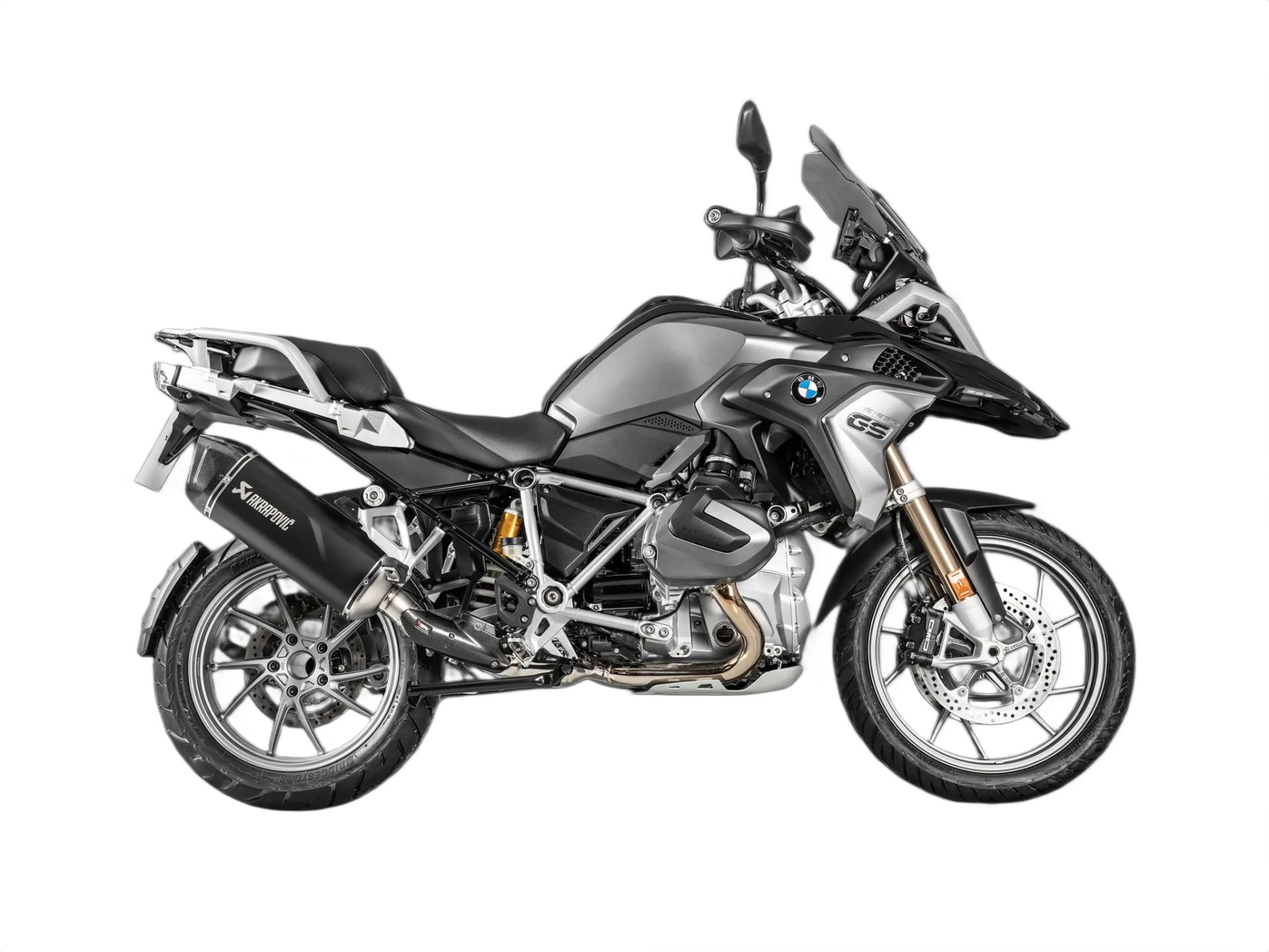 Silencieux Akrapovic Slip-on Titane Noir- BMW GS 1250 - Miniature 3