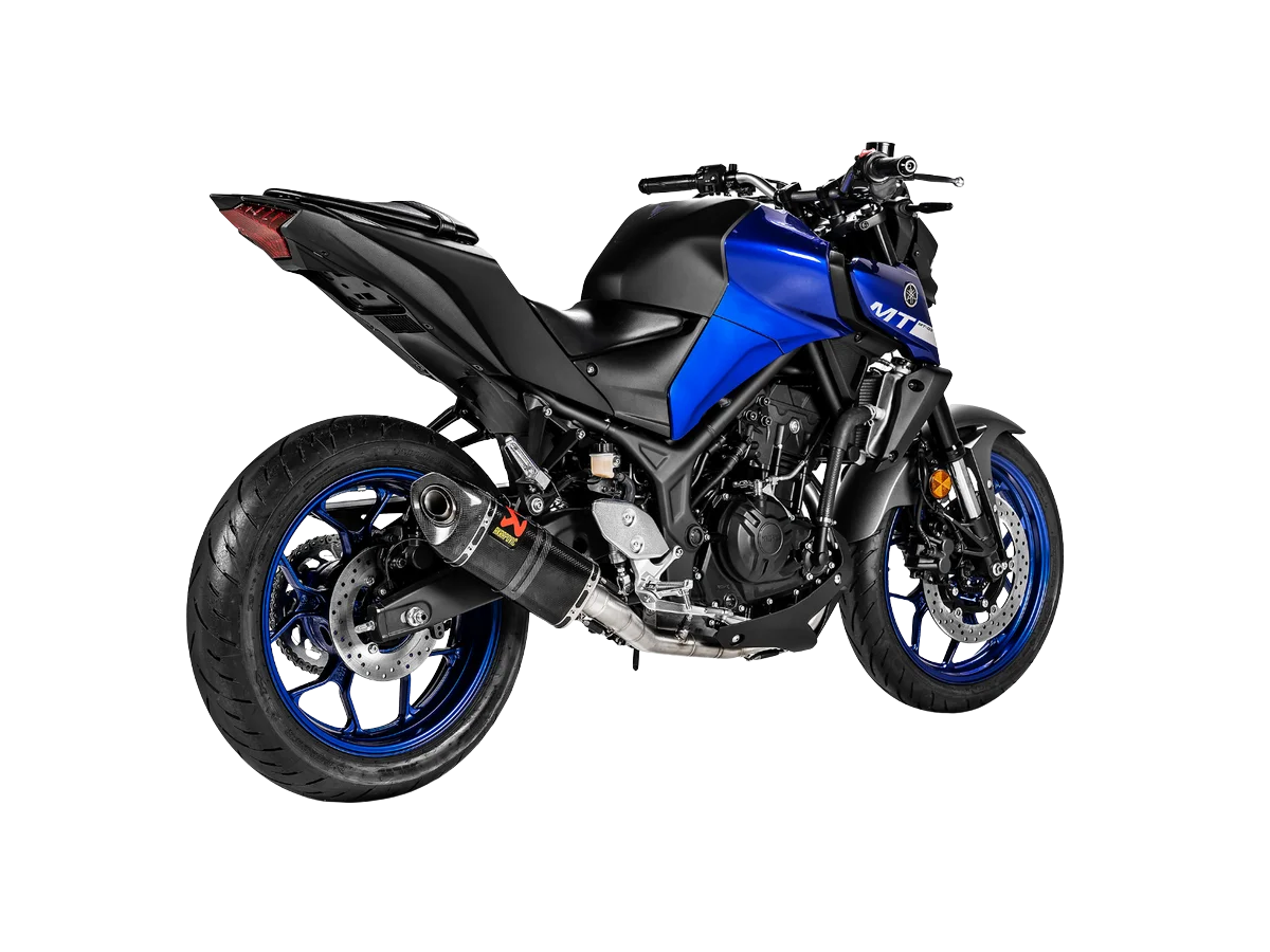 Ligne Complète Akrapovic Racing Carbone - Yamaha MT-03 - Miniature 2