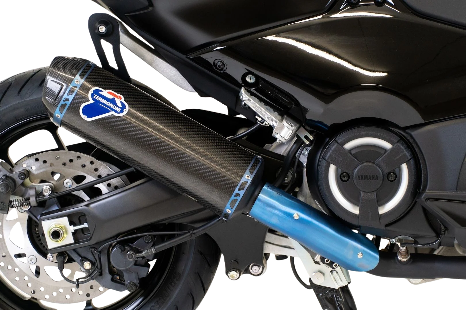 Ligne Complète Racing Termignoni Carbone Full Black - Yamaha T-MAX 560 - Image 1