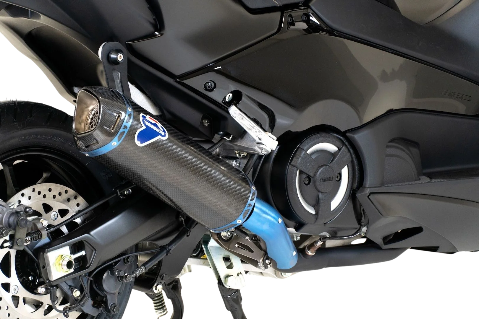 Ligne Complète Racing Termignoni Carbone Full Black - Yamaha T-MAX 560 - Miniature 2
