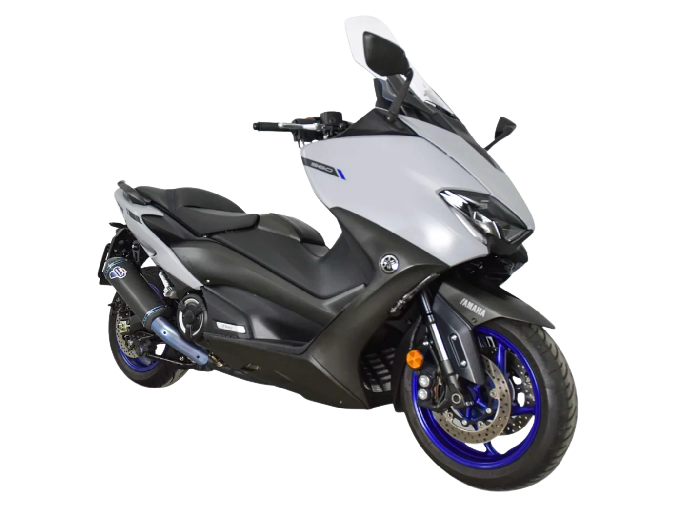 Ligne Complète Racing Termignoni Titane Full Black - Yamaha T-MAX 560 - Miniature 4