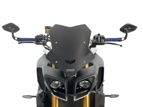 Bulle sport noire matte WRS - Yamaha MT-10 - Miniature 2