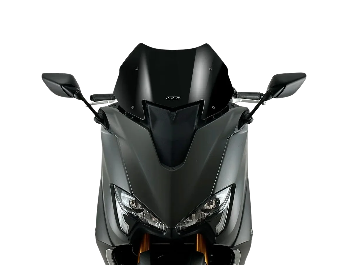 Bulle super-sport noir brillant WRS - Yamaha T-MAX 530 SX / DX - Image 1