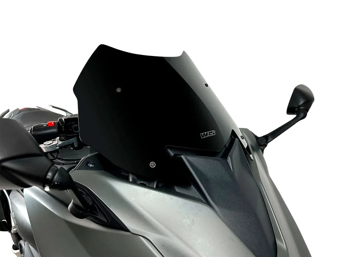 Bulle super-sport noir brillant WRS - Yamaha T-MAX 530 SX / DX - Miniature 2