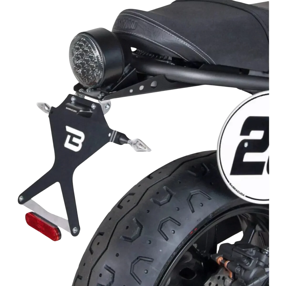 Support de plaque court Barracuda - Yamaha XSR 700 - Image 1