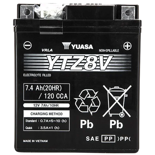 Batterie 12V YTZ8V Yuasa - Yamaha MT-03 - Image 1